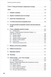 Strategie &uacute;spěšn&eacute;ho podniku