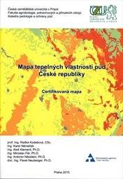 Mapa tepeln&yacute;ch vlastnost&iacute; půd Česk&eacute; republiky
