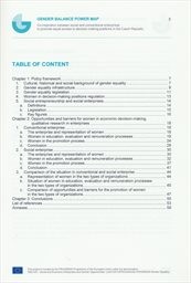 Gender balance power map