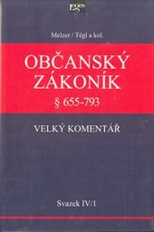 Občanský zákoník
(Svazek IV,)