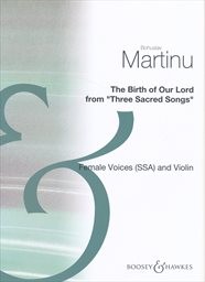 Three sacred songs on Czech popular rhymes