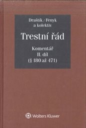 Trestní řád
(I. díl,)