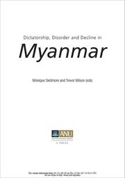 Dictatorship, disorder and decline in Myanmar