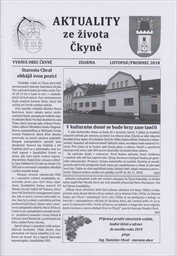 Aktuality ze života Čkyně