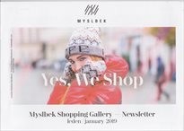 Myslbek shopping gallery - newsletter