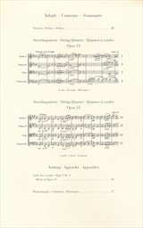 Streichquartette Opus 12, Opus 13