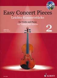 Easy concert pieces for violin and piano =
                        (Volume 2)
                    