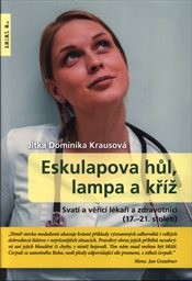 Eskulapova hůl, lampa a kříž