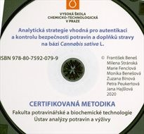 Analytická strategie vhodná pro autentikaci a kontrolu bezpečnosti potravin a doplňků stravy na bázi Cannabis sativa L.