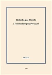 Ročenka pro filosofii a fenomenologický výzkum
(Svazek XIII.)